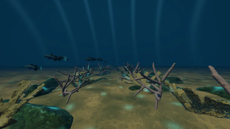 Kamilovision visualization: Luminous Reef