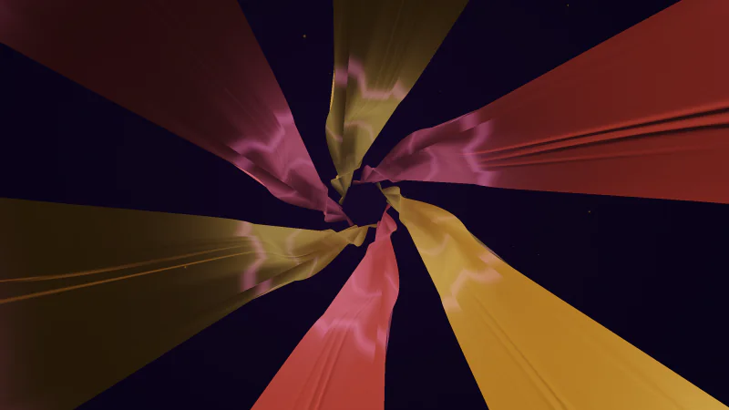 Kamilovision visualization: Ribbon Tempest